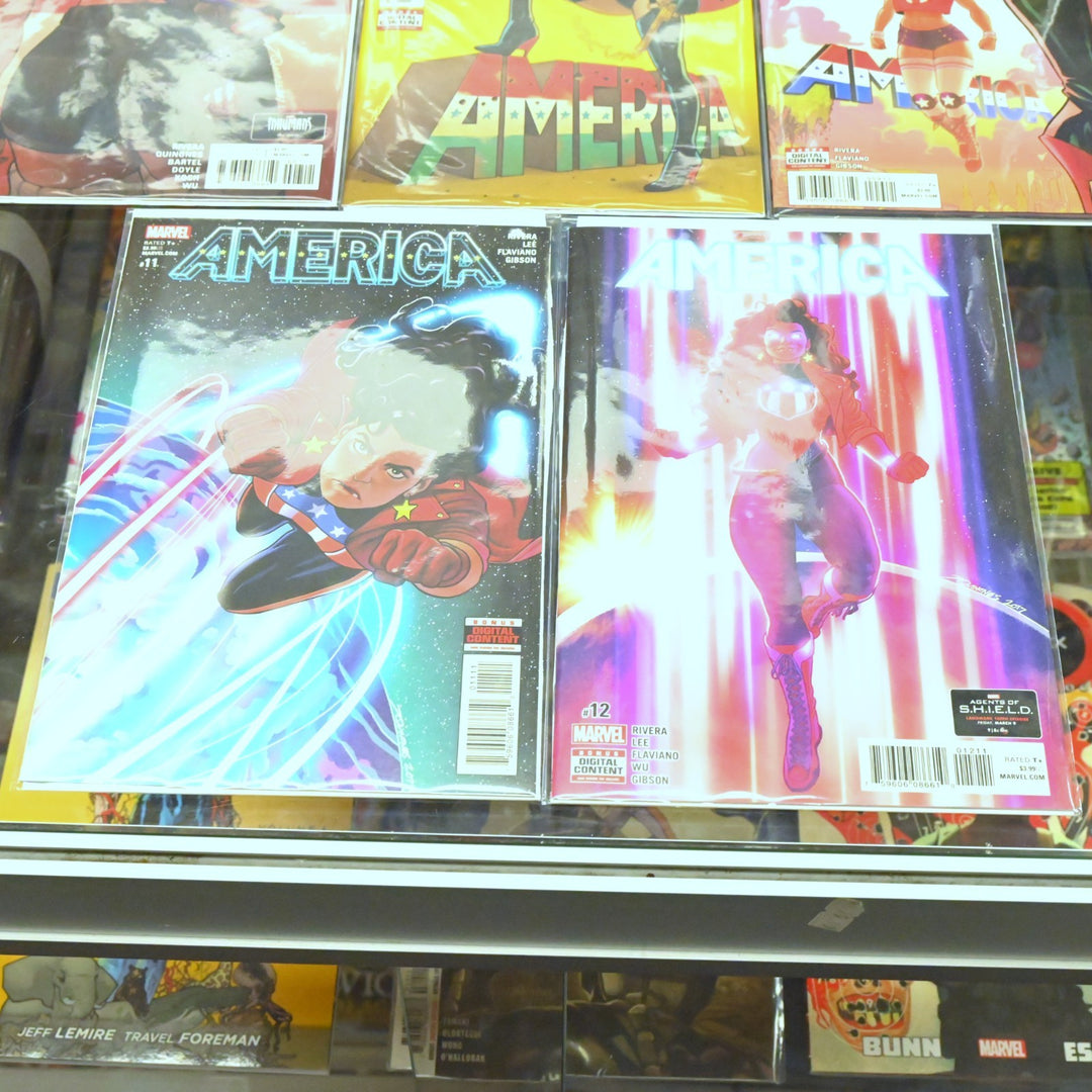 America (2017) - Complete Set 1-12 - Rivera / Quinones - Marvel Comics - Comic