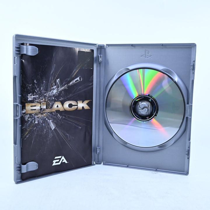 Black - Sony Playstation 2 / PS2 Game + Manual - PAL