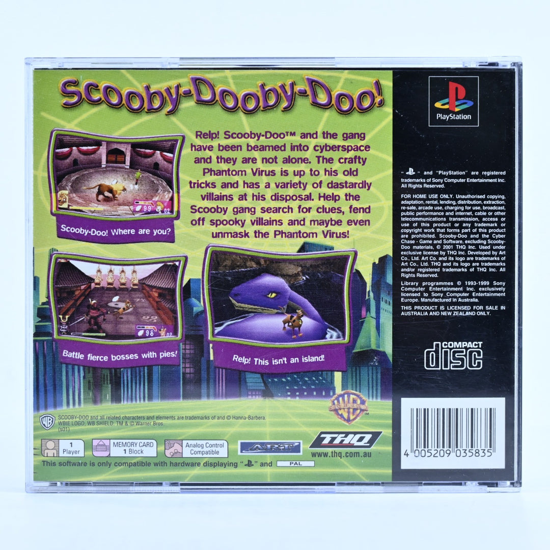 Scooby-Doo and the Cyber Chase - Sony Playstation 1 / PS1 Game + Manual - PAL