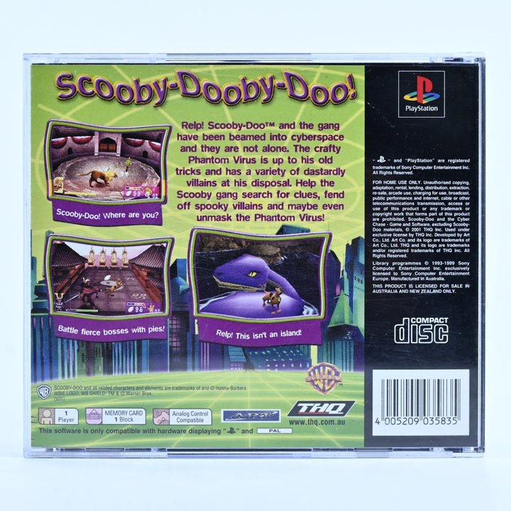 Scooby-Doo and the Cyber Chase - Sony Playstation 1 / PS1 Game + Manual - PAL