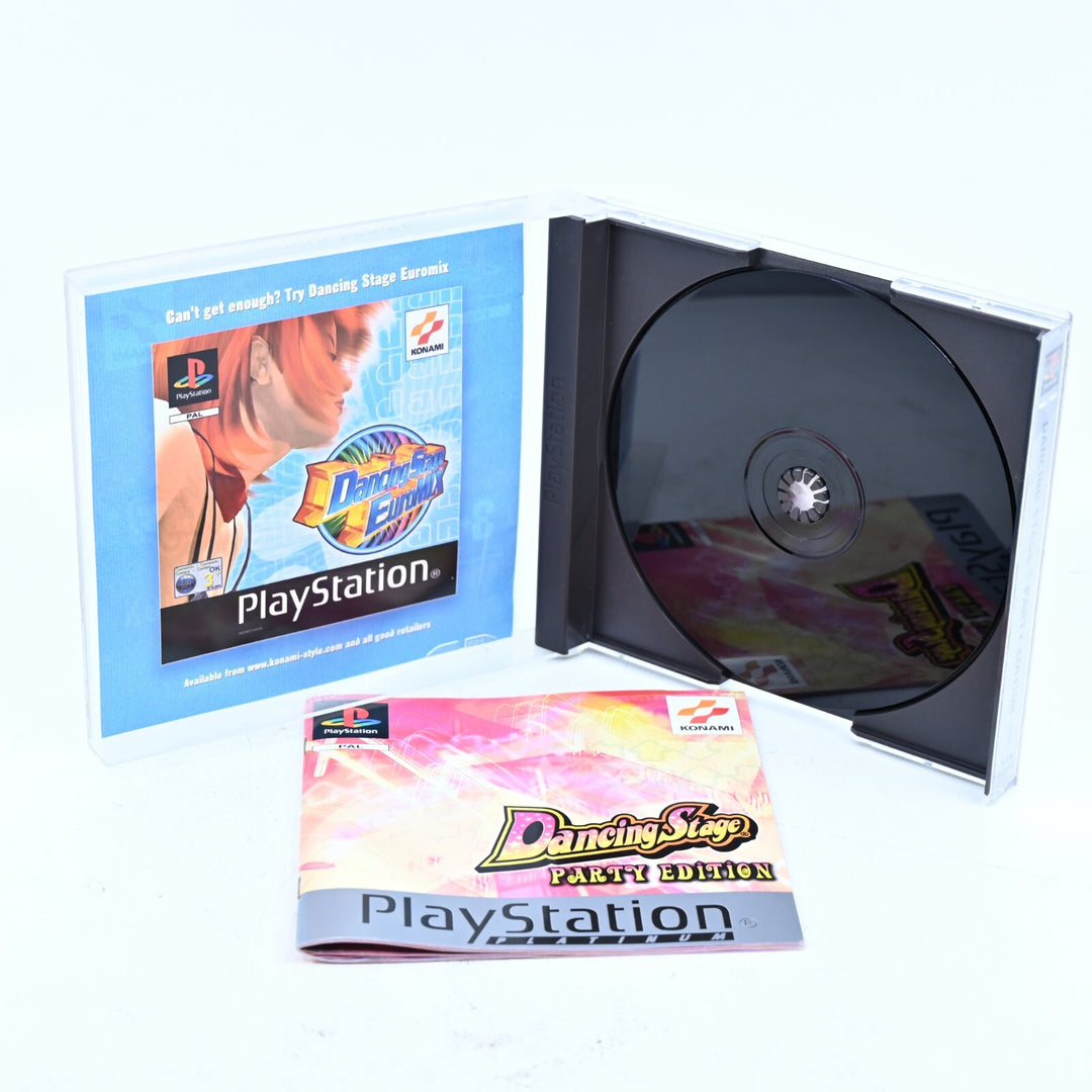 Dancing Stage Party Edition - Sony Playstation 1 / PS1 Game + Manual - PAL