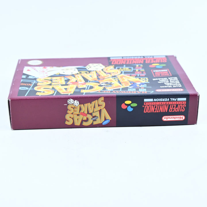 Vegas Stakes - Super Nintendo / SNES Boxed Game - PAL - FREE POST!