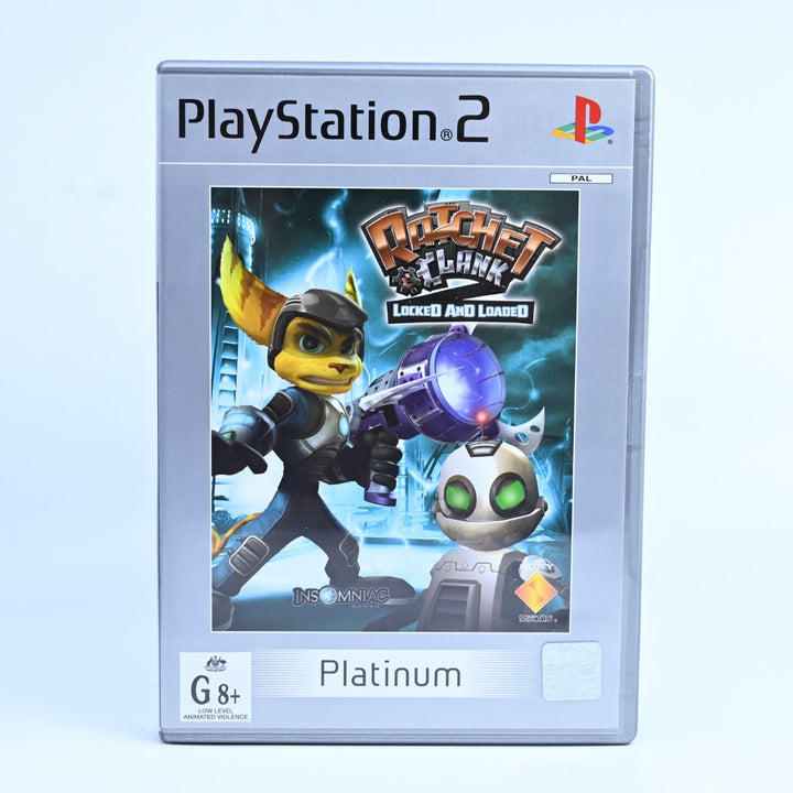 Ratchet & Clank 2: Locked & Loaded - PS2 Game + Manual - PAL - NEAR MINT DISC!