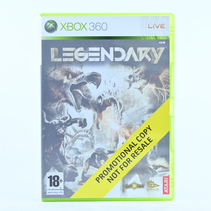 Legendary - Xbox 360 Game - No Manual - PAL - MINT DISC!