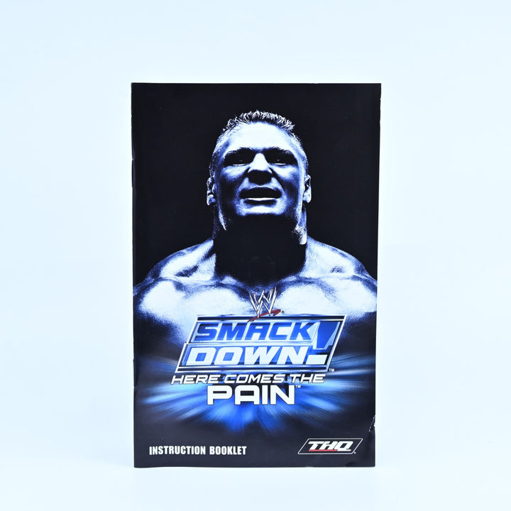 WWE Smackdown: Here Comes the Pain - Sony Playstation 2 / PS2 Game + Manual