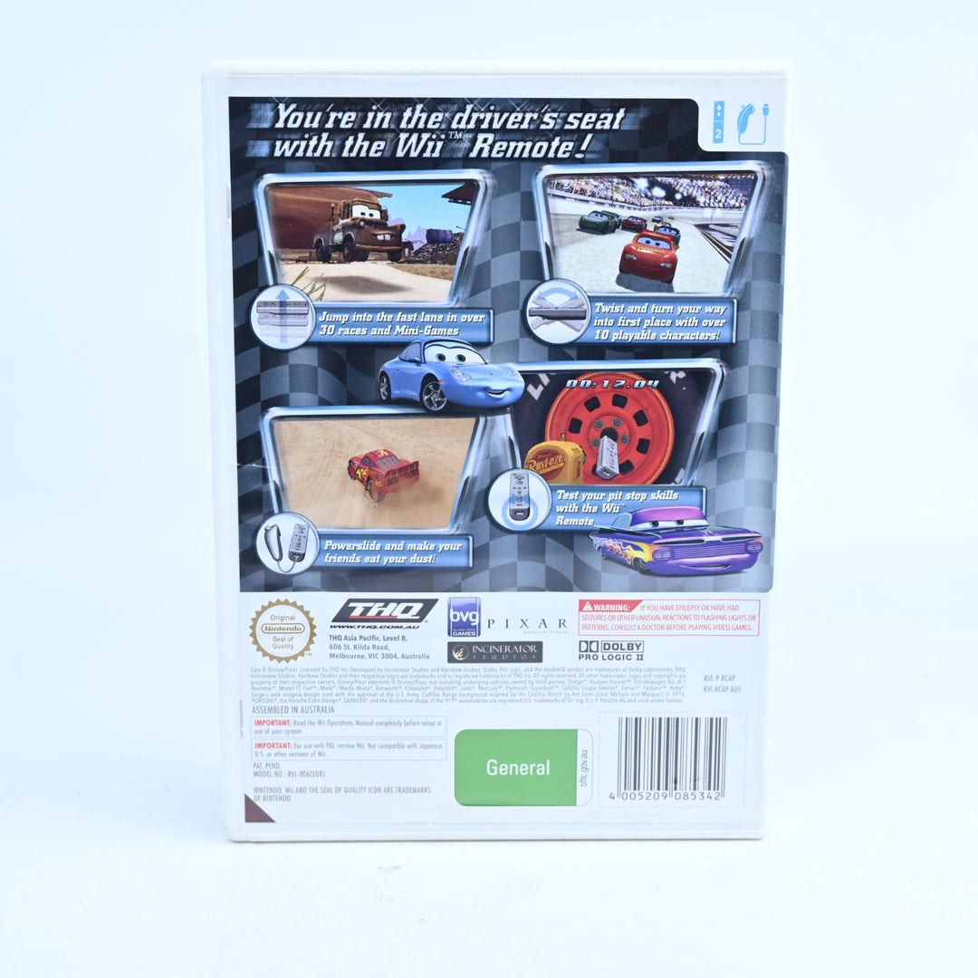Disney Pixar: Cars - Nintendo Wii Game + Manual - PAL - MINT DISC!