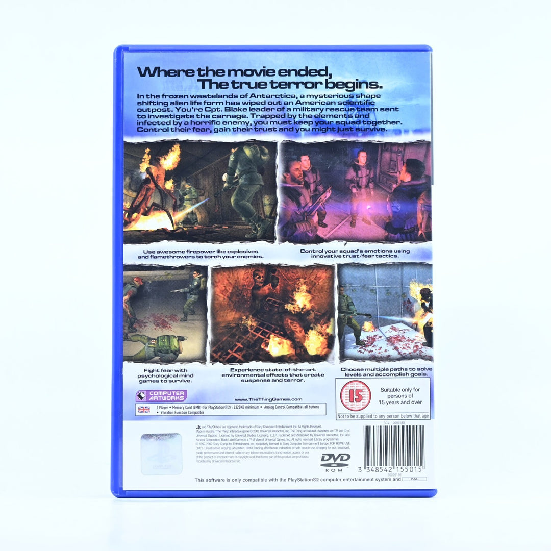The Thing - Sony Playstation 2 / PS2 Game + Manual - PAL - MINT DISC!