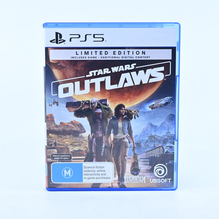 Star Wars Outlaws Limited Edition - PS5 Game - MINT DISC - CODE UNUSED!