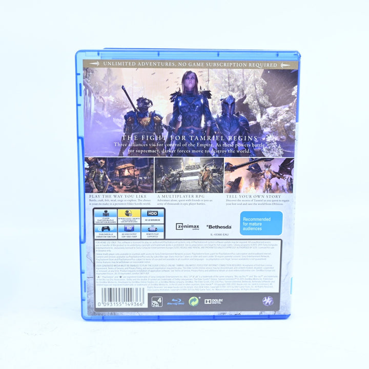 The Elder Scrolls Online: Tamriel Unlimited Steelbook Game & Map - PS4 Game