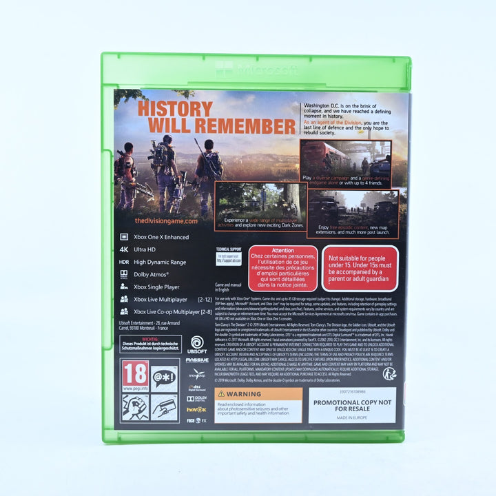 Tom Clancy's The Division 2 - Promotional Copy - Xbox One Game - PAL