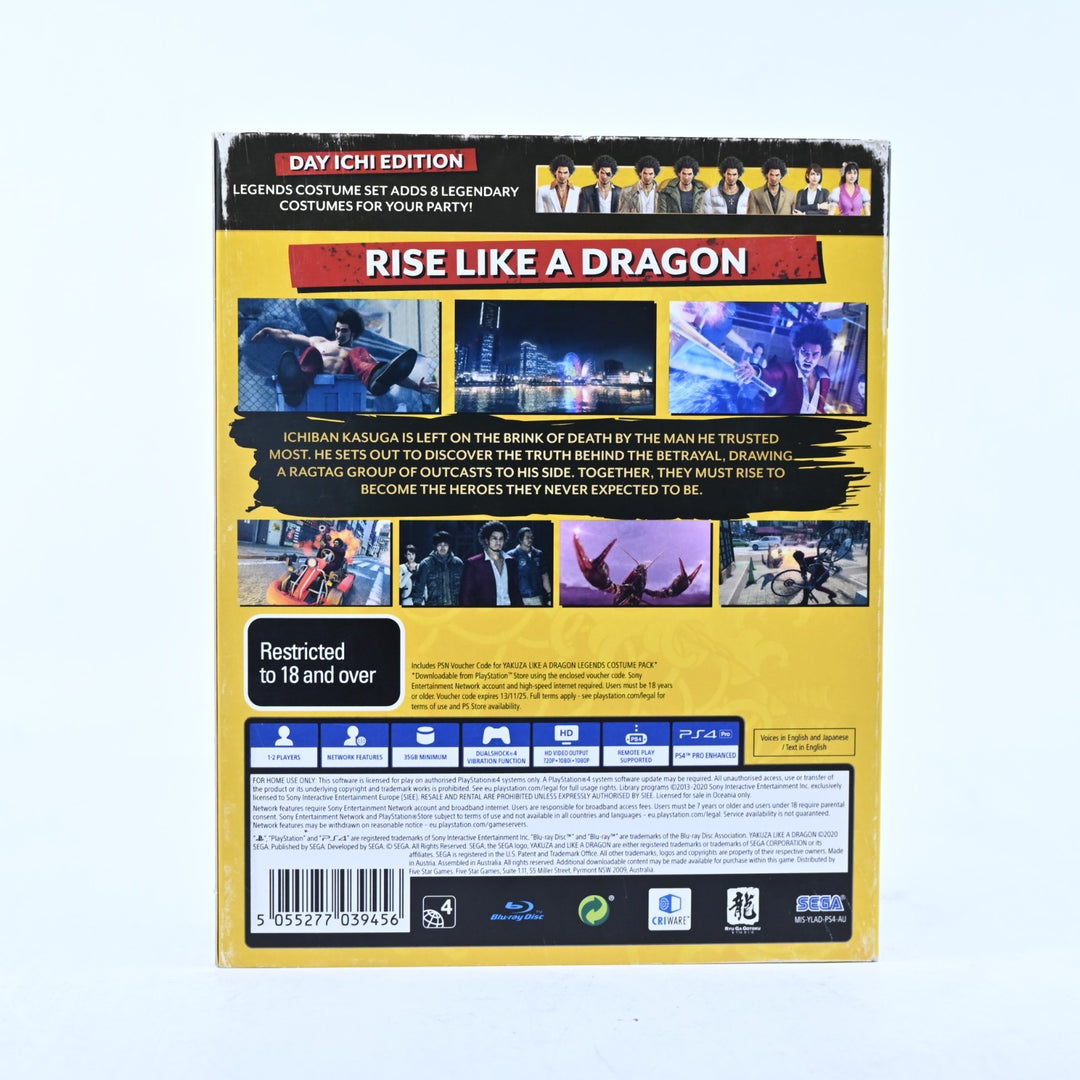 Yakuza: Like a Dragon Day Ichi Steelbook Only - PS4 Accessory - NO GAME