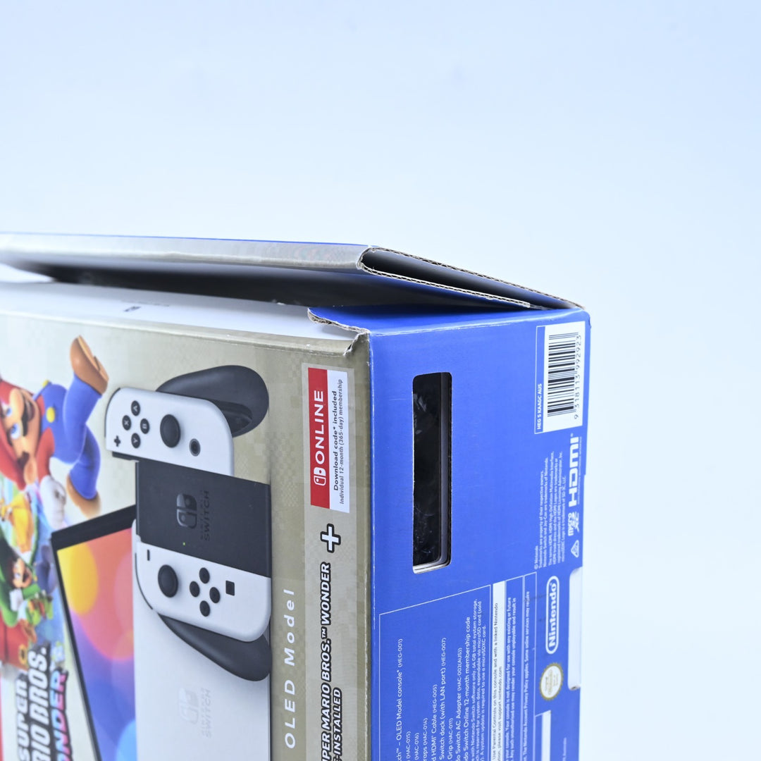 Super Mario Bros. Wonder Edition - Nintendo Switch OLED Boxed Console - PAL