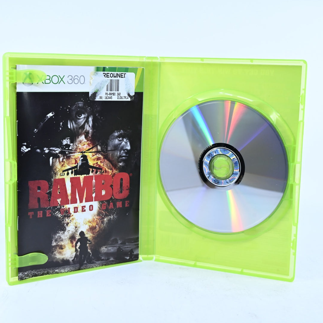 Rambo The Video Game - Xbox 360 Game + Manual - PAL - MINT DISC!