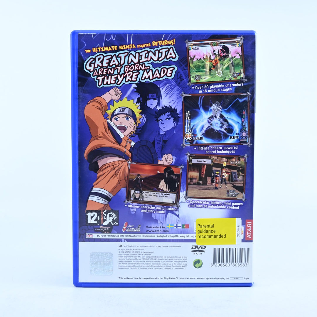 Naruto Ultimate Ninja 2 - Sony Playstation 2 / PS2 Game + Manual - PAL