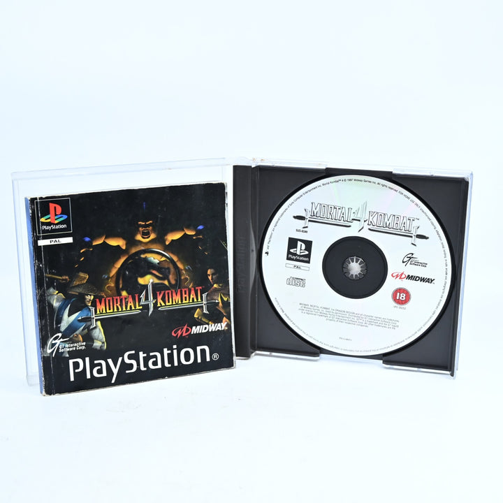 Mortal Kombat 4 - Sony Playstation 1 / PS1 Game + Manual - PAL - MINT DISC!