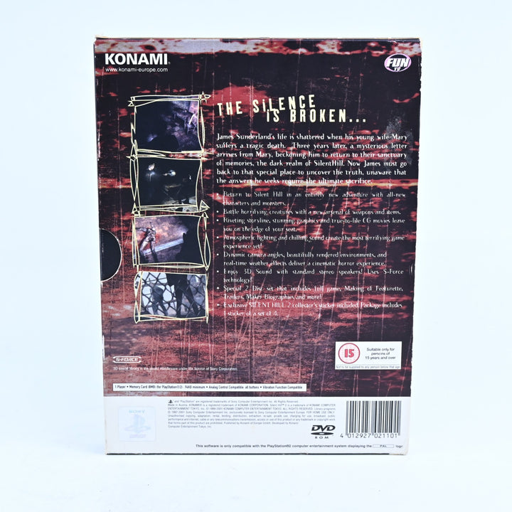 Silent Hill 2 - Sony Playstation 2 / PS2 Game + Manual - PAL - MINT DISC!