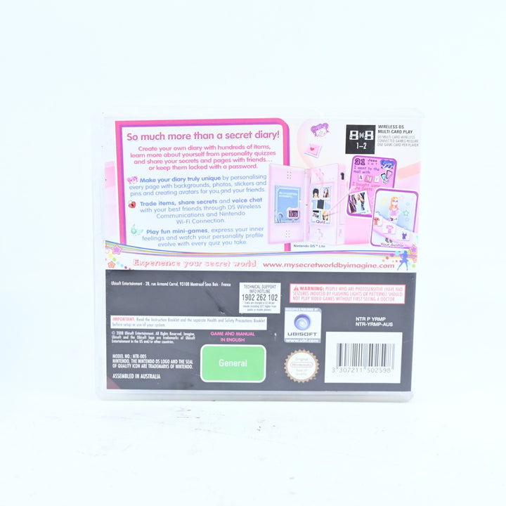 My Secret World [By Imagine] - Nintendo DS Game - PAL + Manual - FREE POST!