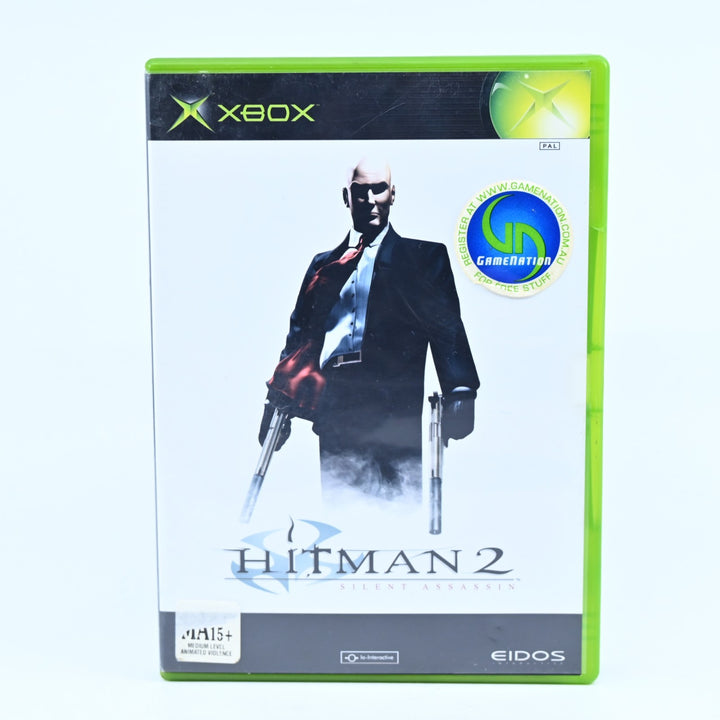 Hitman 2: Silent Assassin - Original Xbox Game + Manual - PAL - MINT DISC!