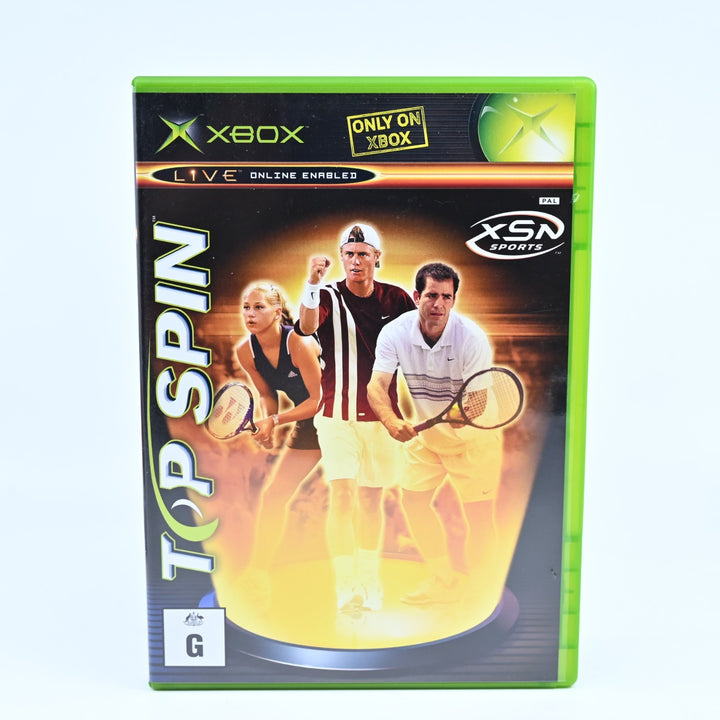 Top Spin - Original Xbox Game + Manual - PAL - MINT DISC!