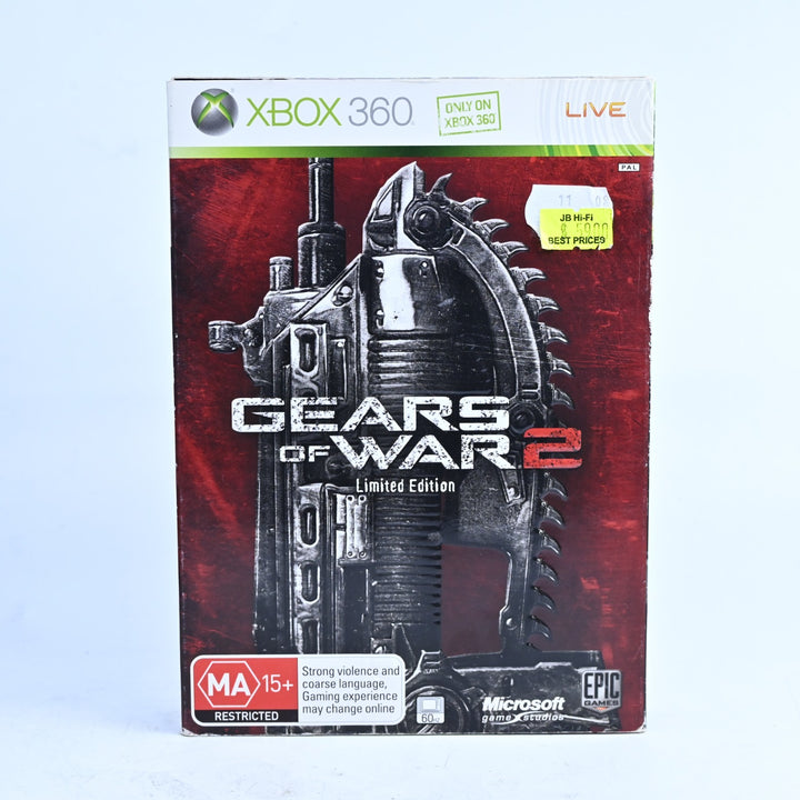 Gears of War 2 Limited Edition - Xbox 360 Game + Manual - PAL - MINT DISC!