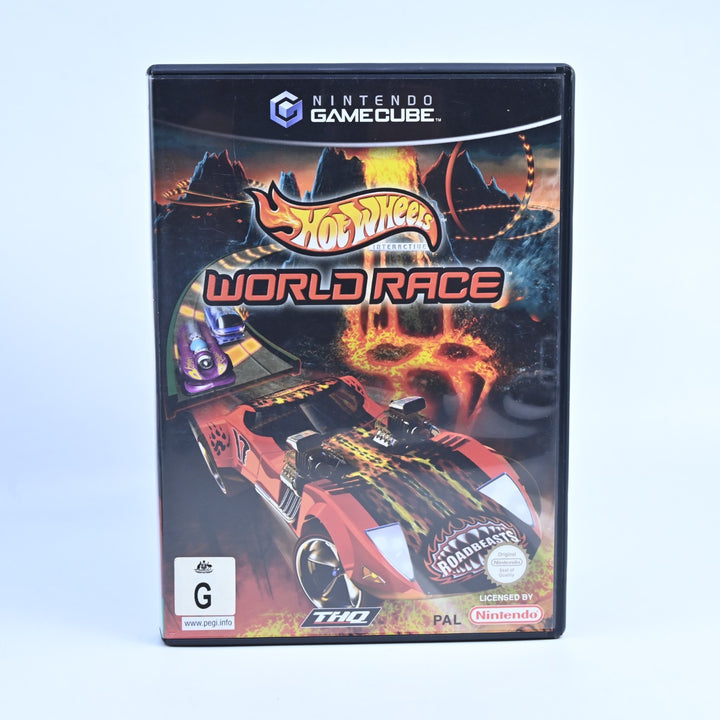 Hot Wheels World Race - Nintendo Gamecube Game + Manual - PAL - FREE POST!