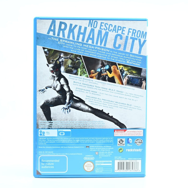 Batman: Arkham City - Armoured Edition - Nintendo Wii U Game - PAL - MINT DISC!