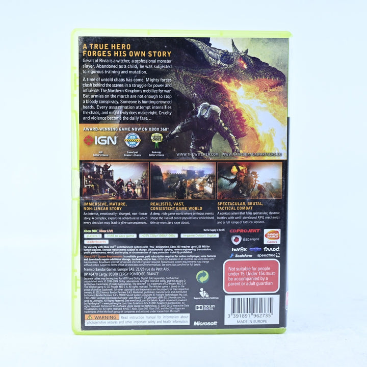 The Witcher 2: Assassins Of Kings - Enhanced Edition - Xbox 360 Game + Manual