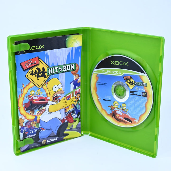 The Simpsons Hit & Run - Original Xbox Game + Manual - PAL - MINT DISC!