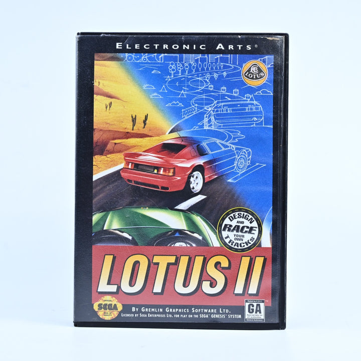 Lotus II - Sega Mega Drive Game - No Manual - PAL - FREE POST!