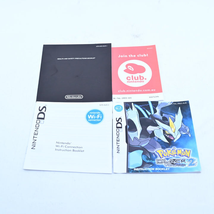 Pokemon Black 2 - Nintendo DS Game - PAL + Manual - FREE POST!