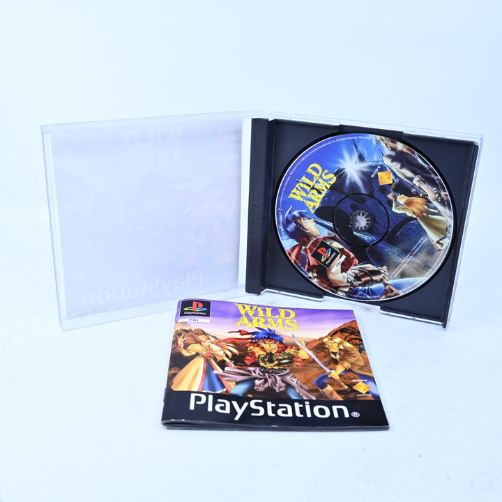 Wild Arms - Sony Playstation 1 / PS1 Game + Manual - PAL - MINT DISC!