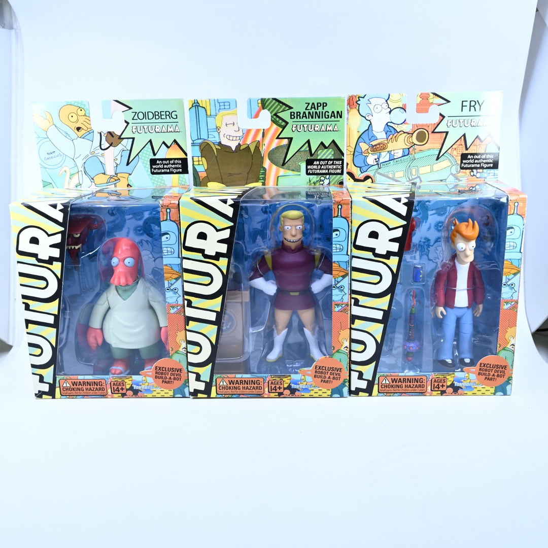 SEALED! Futurama Build-A-Bot - Robot Devil - Complete Toynami Figure Set - 2007