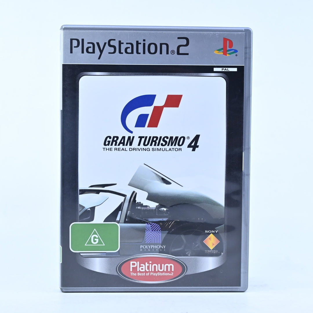 Gran Turismo 4 - Sony Playstation 2 / PS2 Game + Manual - PAL
