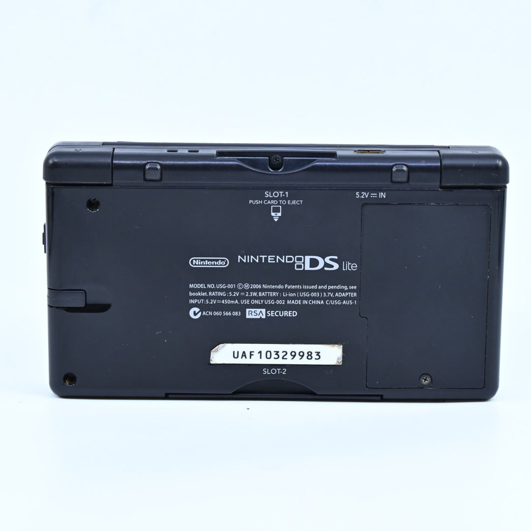 Black Nintendo DS Lite Console - USG-001 - PAL - FREE POST!
