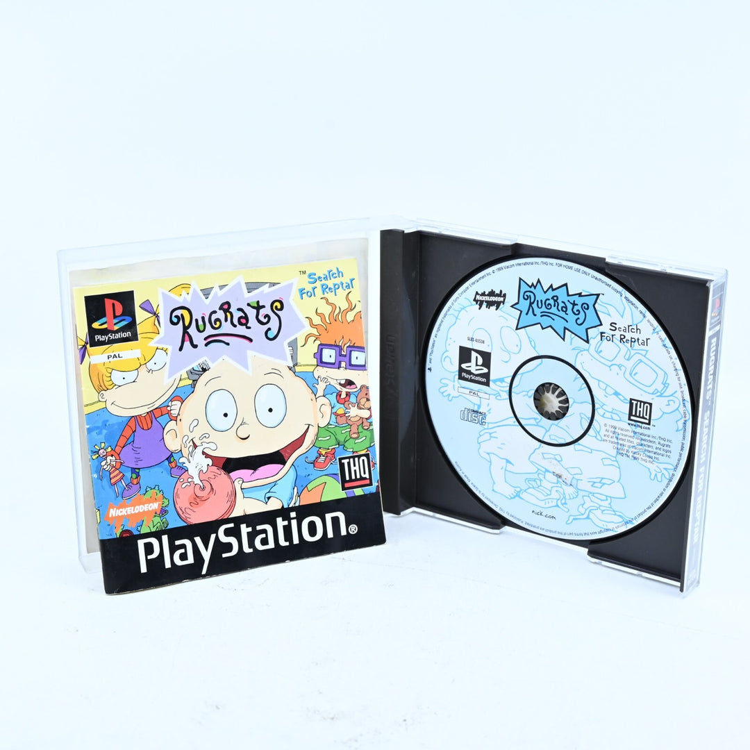 Rugrats Search for Reptar - Sony Playstation 1 / PS1 Game + Manual - PAL