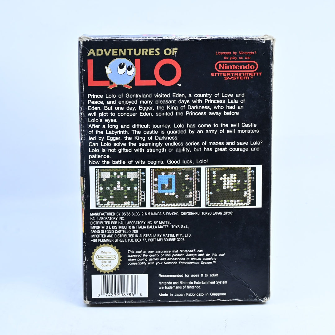 Adventures of Lolo - Nintendo Entertainment System / NES Boxed Game - PAL