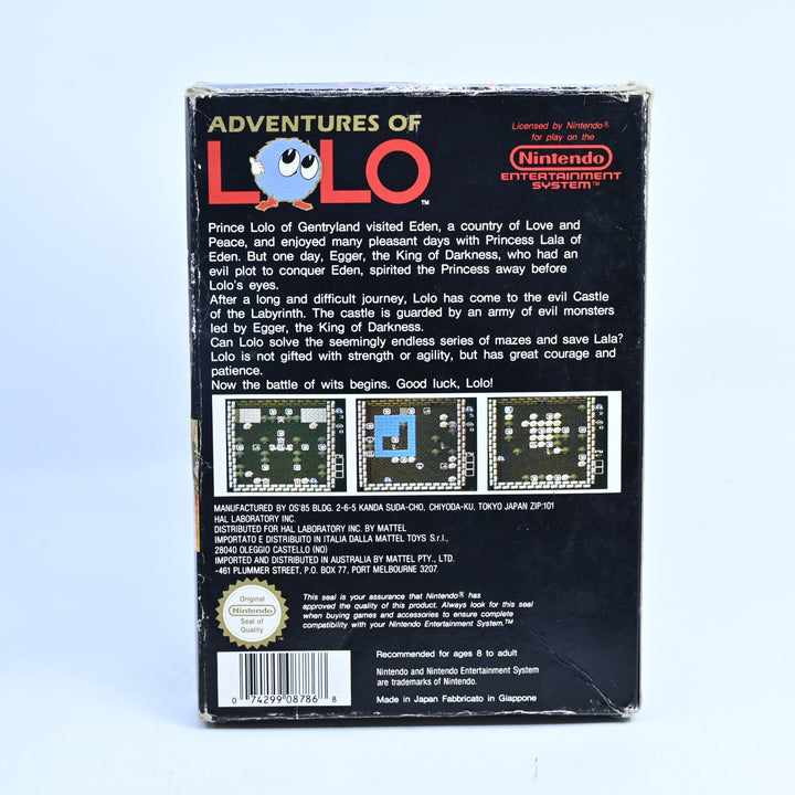 Adventures of Lolo - Nintendo Entertainment System / NES Boxed Game - PAL