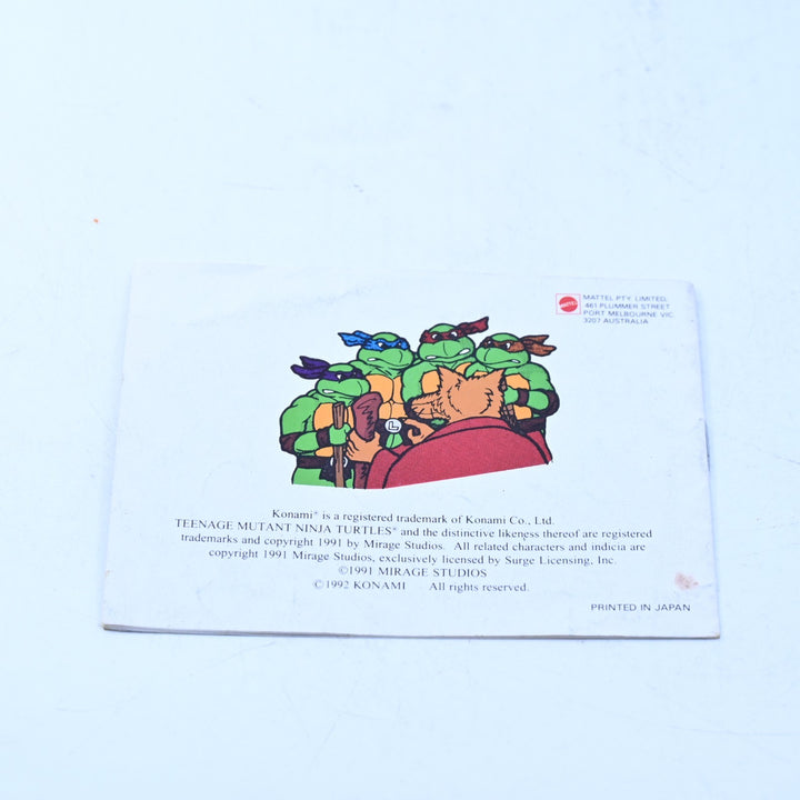 Teenage Mutant Ninja Turtle II: Back From The Sewers Manual - Gameboy Accessory