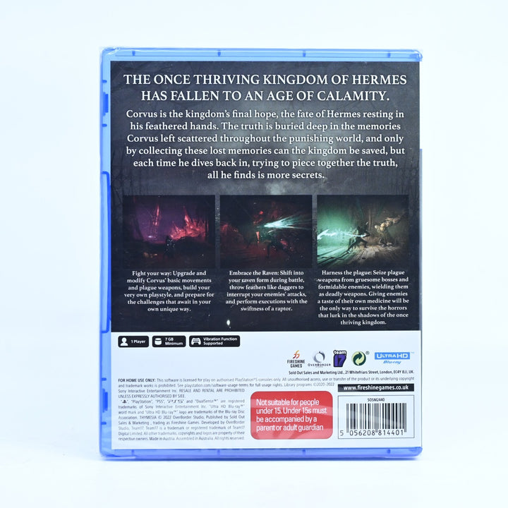 SEALED! Thymesia - Sony Playstation 5 / PS5 Game - FREE POST!