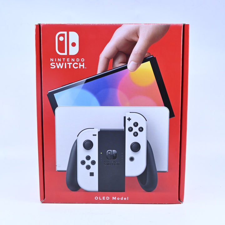 White - Nintendo Switch OLED Boxed Console - HEG-001 - FREE POST!