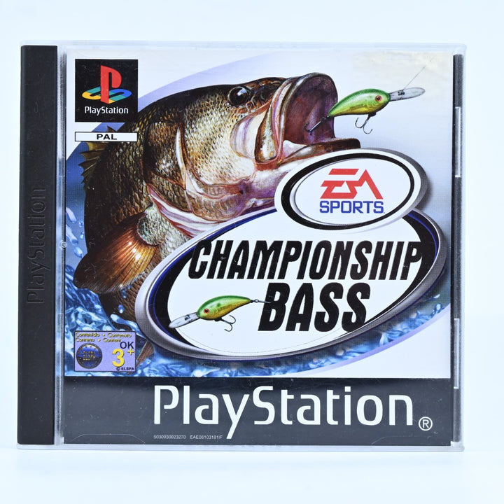 Championship Bass - Sony Playstation 1 / PS1 Game + Manual - PAL - FREE POST!