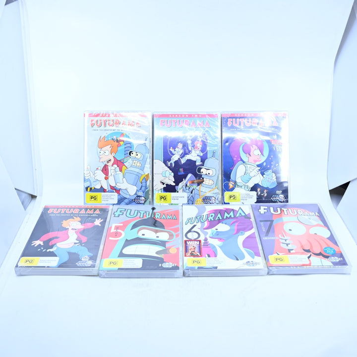 SEALED! Futurama - Seasons 1-7 - Region 4 - DVD