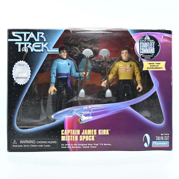 Star Trek 1999 - Captain James Kirk & Mister Spock - Amok Time Display - Figure