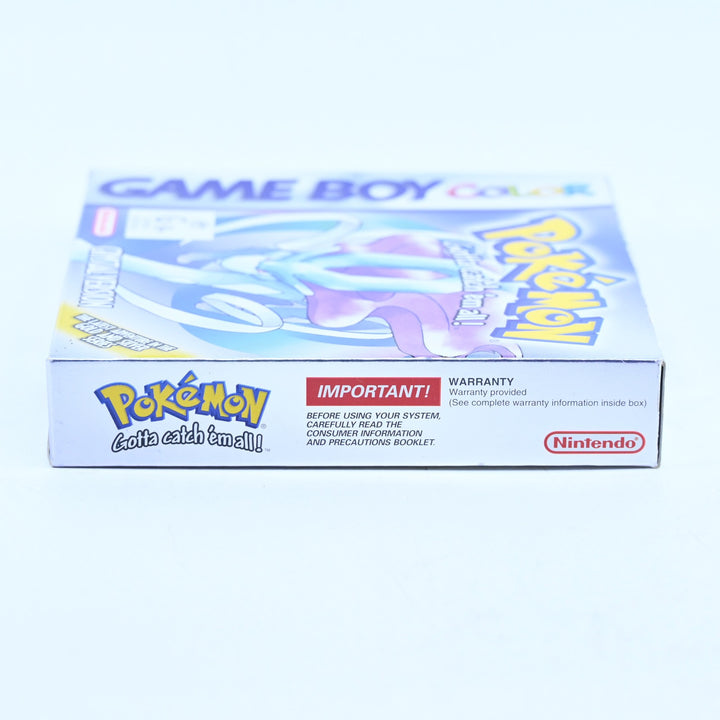 Pokemon Crystal Version - Nintendo Gameboy Color Boxed Game - PAL - NEW BATTERY!