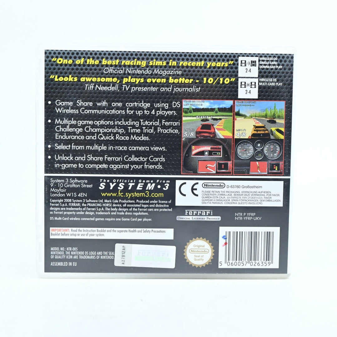 European Series: Ferrari Challenge - Nintendo DS Game + Manual - PAL - FREE POST