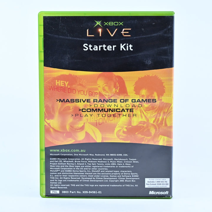 Xbox Live Starter Kit - Original Xbox Game + Manual - PAL - MINT DISC!