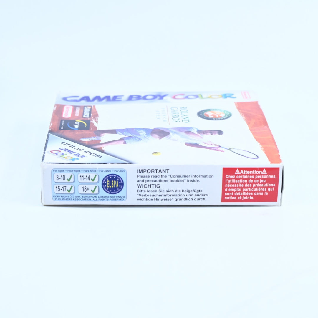 Roland Garros: French Open - Nintendo Gameboy Color Boxed Game - PAL