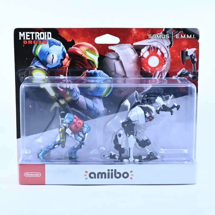 SEALED! Samus & E.M.M.I. Amiibo - Metroid Dread - Toy