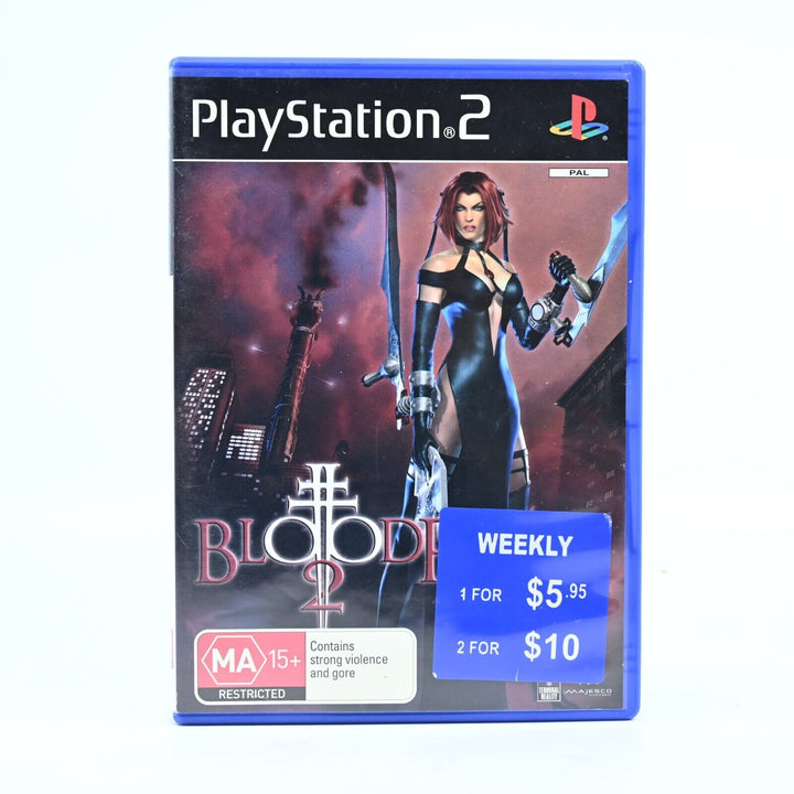 Bloodrayne 2 - Sony Playstation 2 / PS2 Game + Manual - PAL - FREE POST!