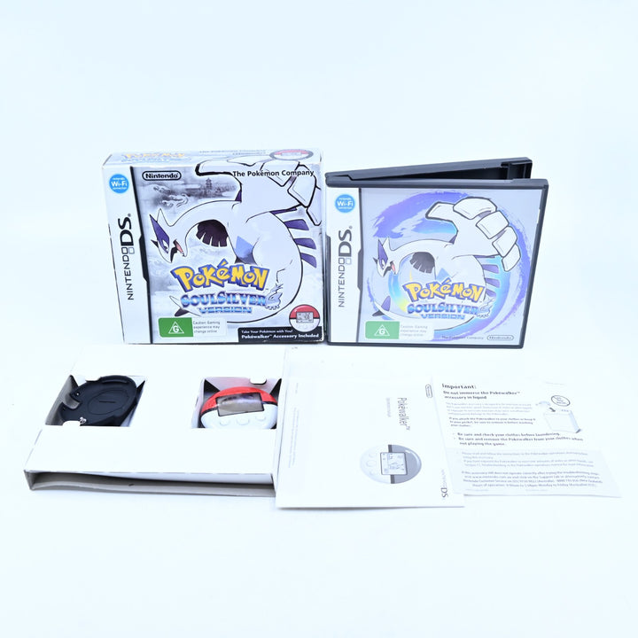 Pokemon SoulSilver - Nintendo DS Game Boxed + PokeWalker - No Manual Soul Silver